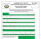 Business permit application form